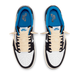 4 NIKE AIR JORDAN 1 LOW X TRAVIS SCOTT BLUE FRAGMENT