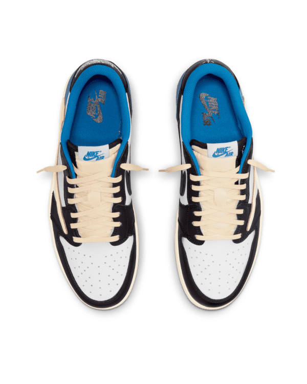 4 NIKE AIR JORDAN 1 LOW X TRAVIS SCOTT BLUE FRAGMENT