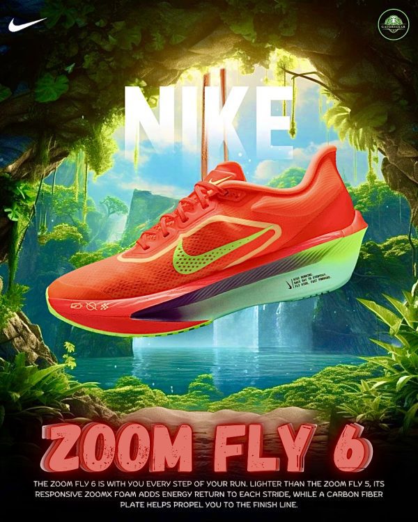 zoom fly 6 - 1 NIKE ZOOMFLY 6 BRIGHT CRIMSON